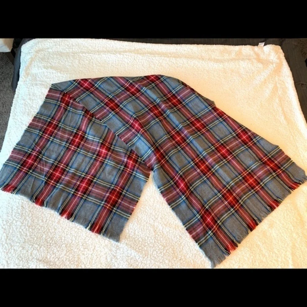 Vintage plaid scarf